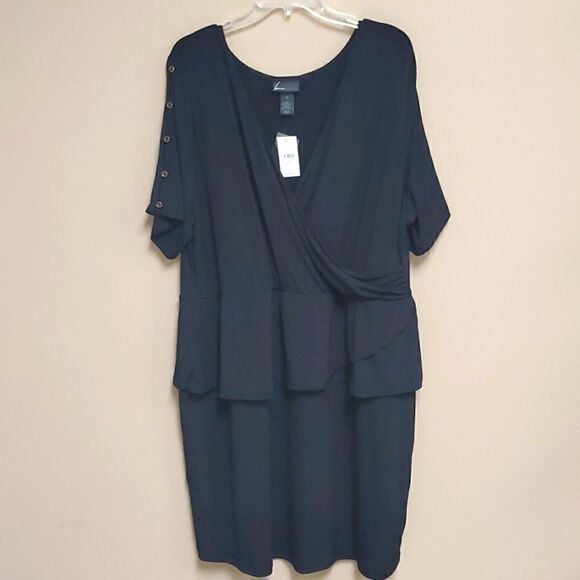 LANE BRYANT Peplum Dress - Size 24 - Picture 1 of 6